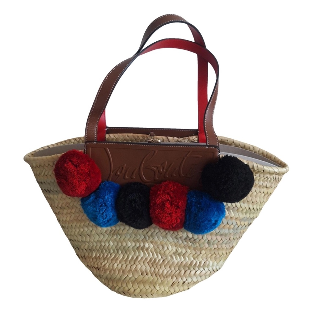 NEW CHRISTIAN LOUBOUTIN STRAW TOTE❤️